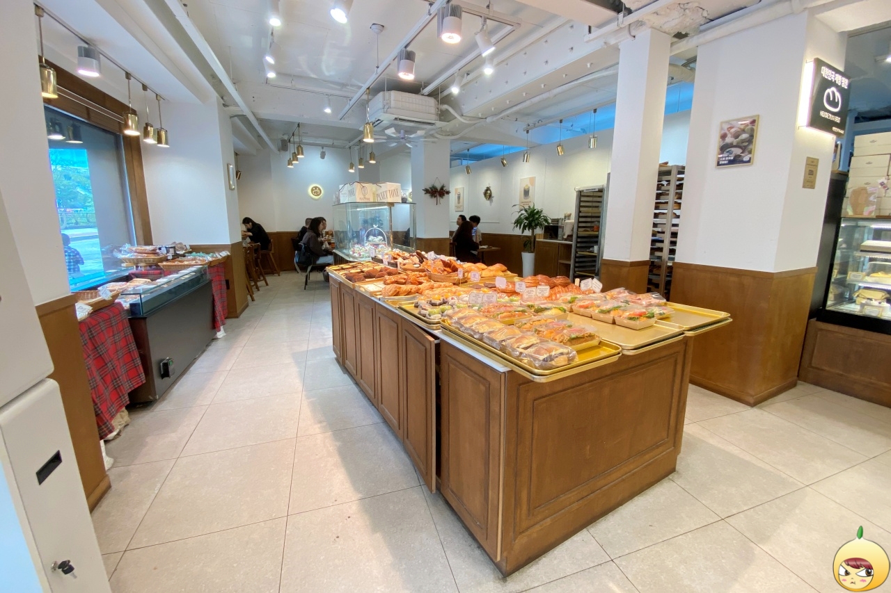 해운대달맞이빵 청계천점 1층 빵진열대