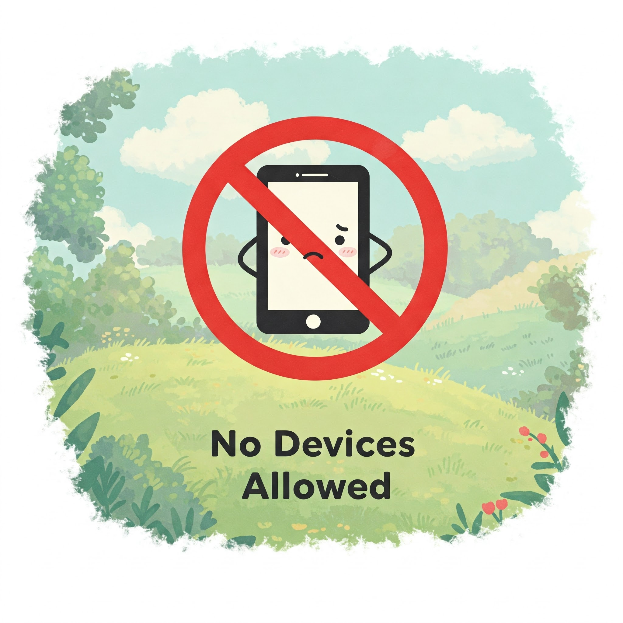 디지털기기 금지 표시