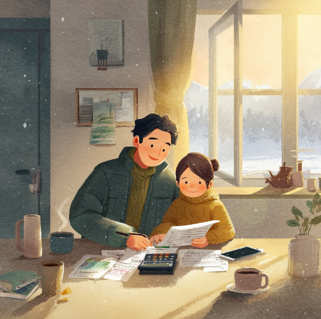 결손가정 아빠와 딸