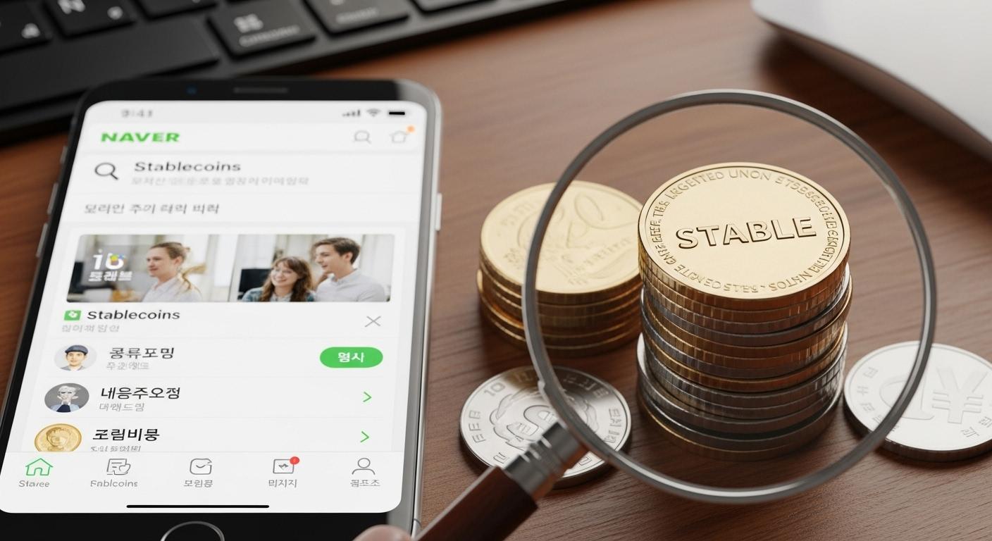 스테이블코인 네이버