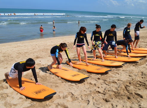 발리 짱구 비치 서핑
