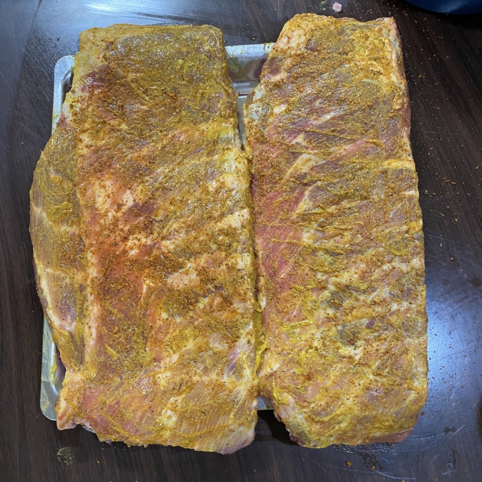 스페어립 머스타드 & 럽