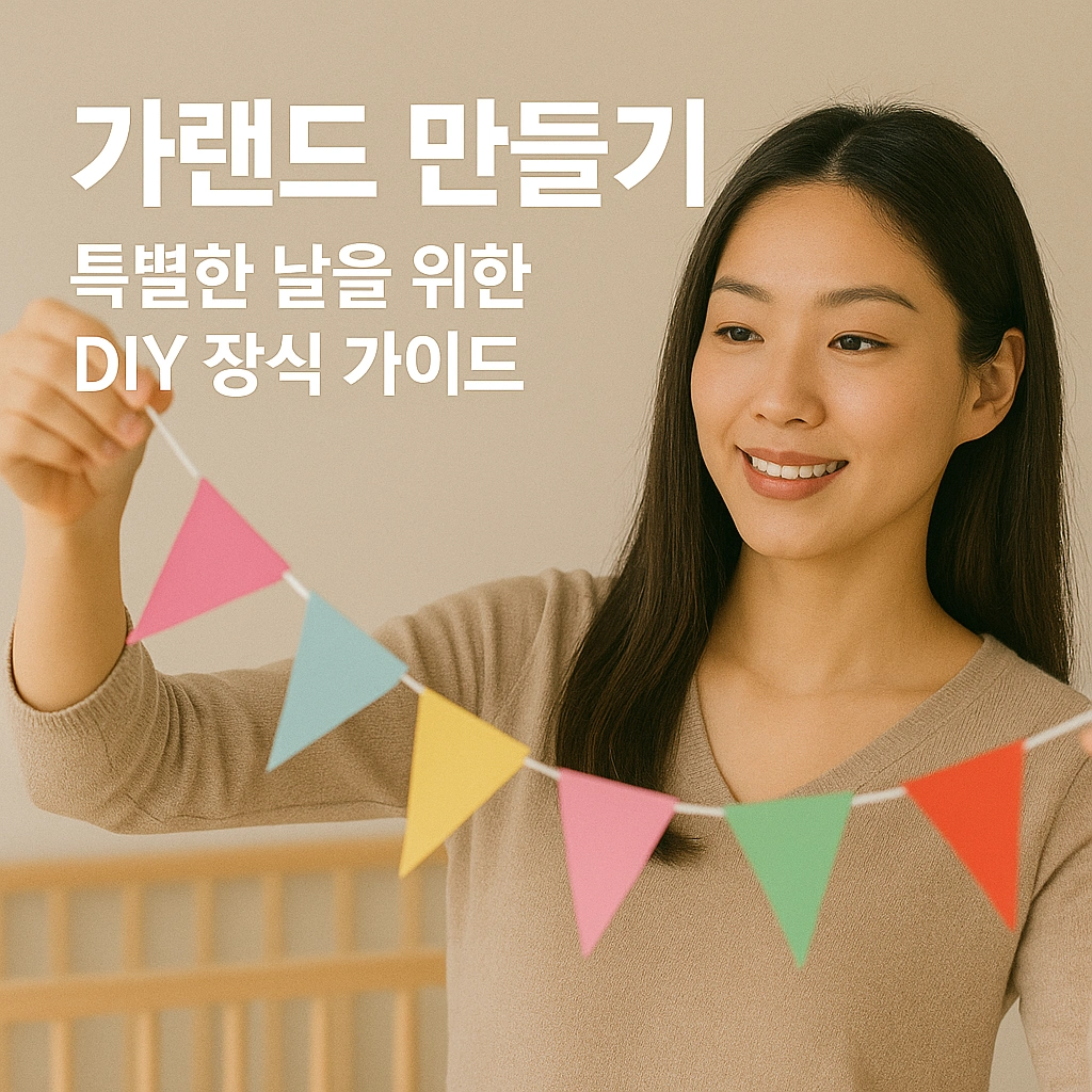가랜드 만들기 - 특별한 날을 위한 DIY 장식 가이드