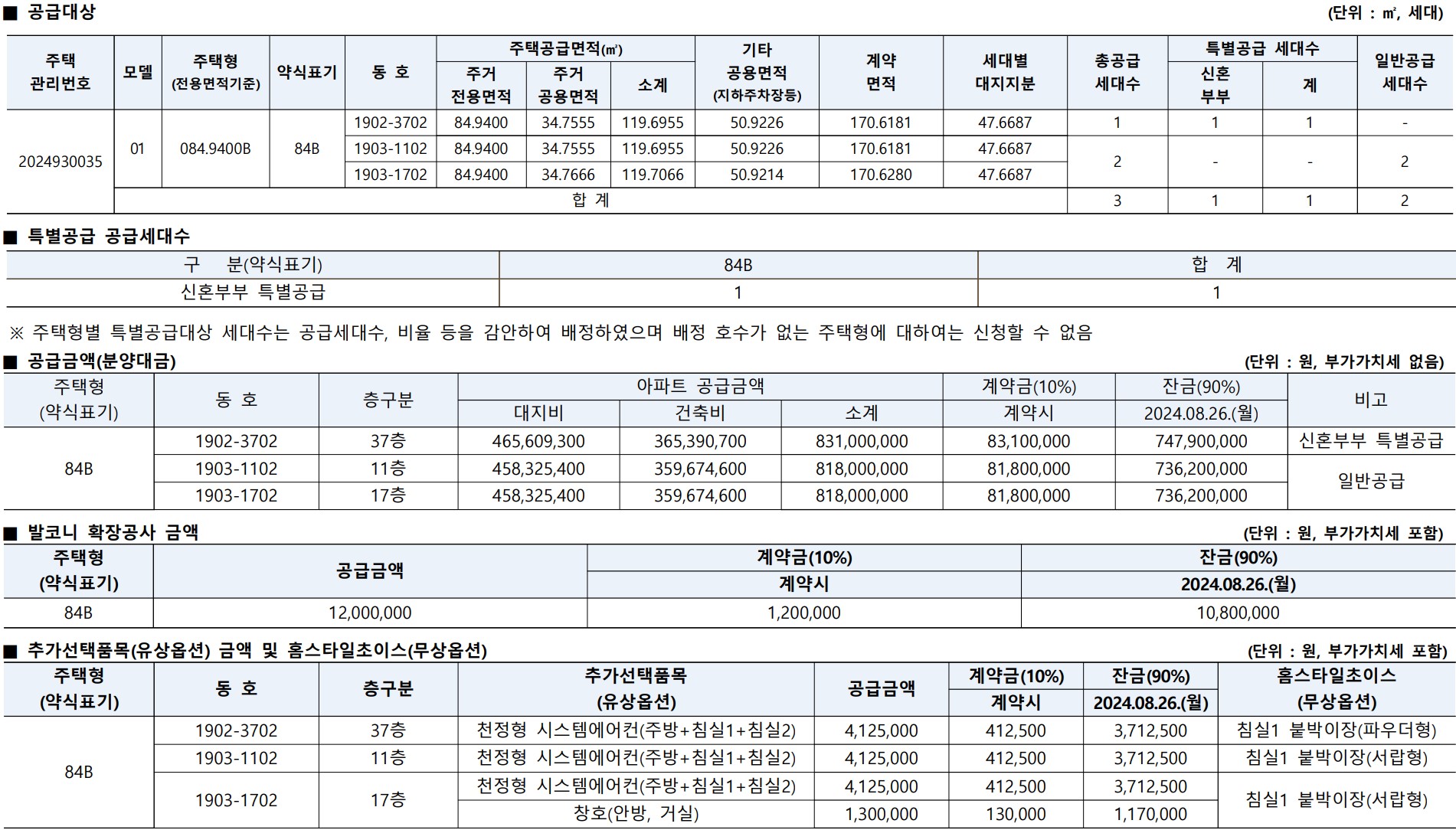더샵 송도 센터니얼 아파트 계약취소 송도국제도시 F19-1블럭 무순위 청약
