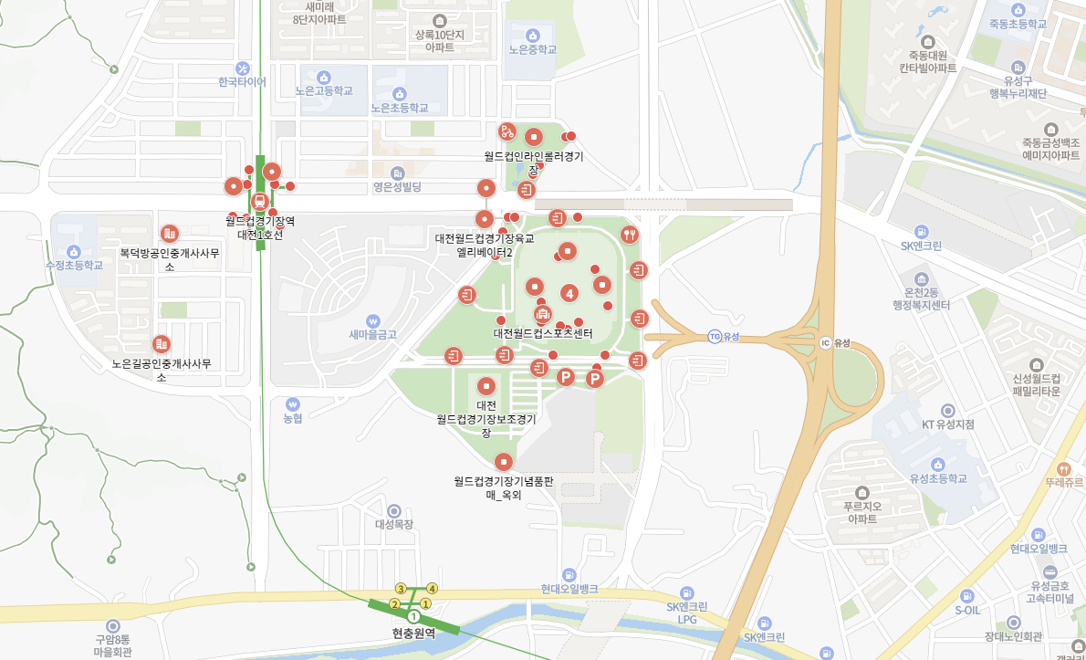 대전-월드컵-경기장-주차장