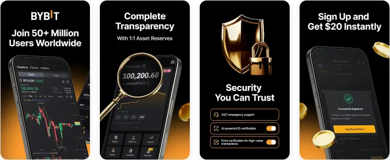 바이비트 모바일 앱