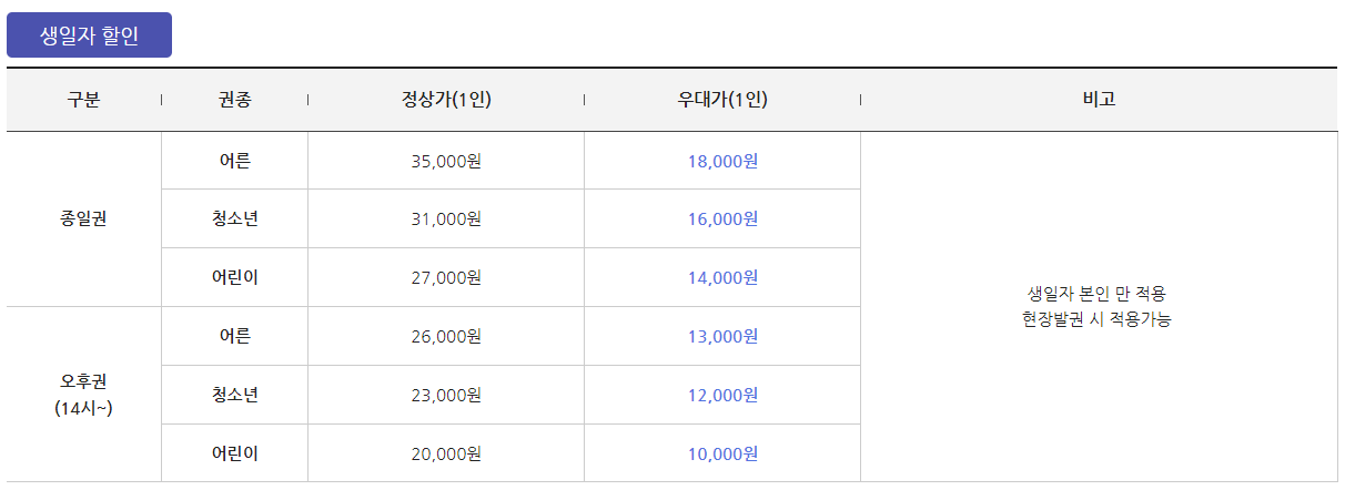 생일자할인 사진