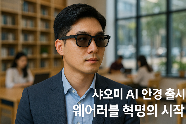 샤오미 AI 안경 출시! 웨어러블 혁명의 시작