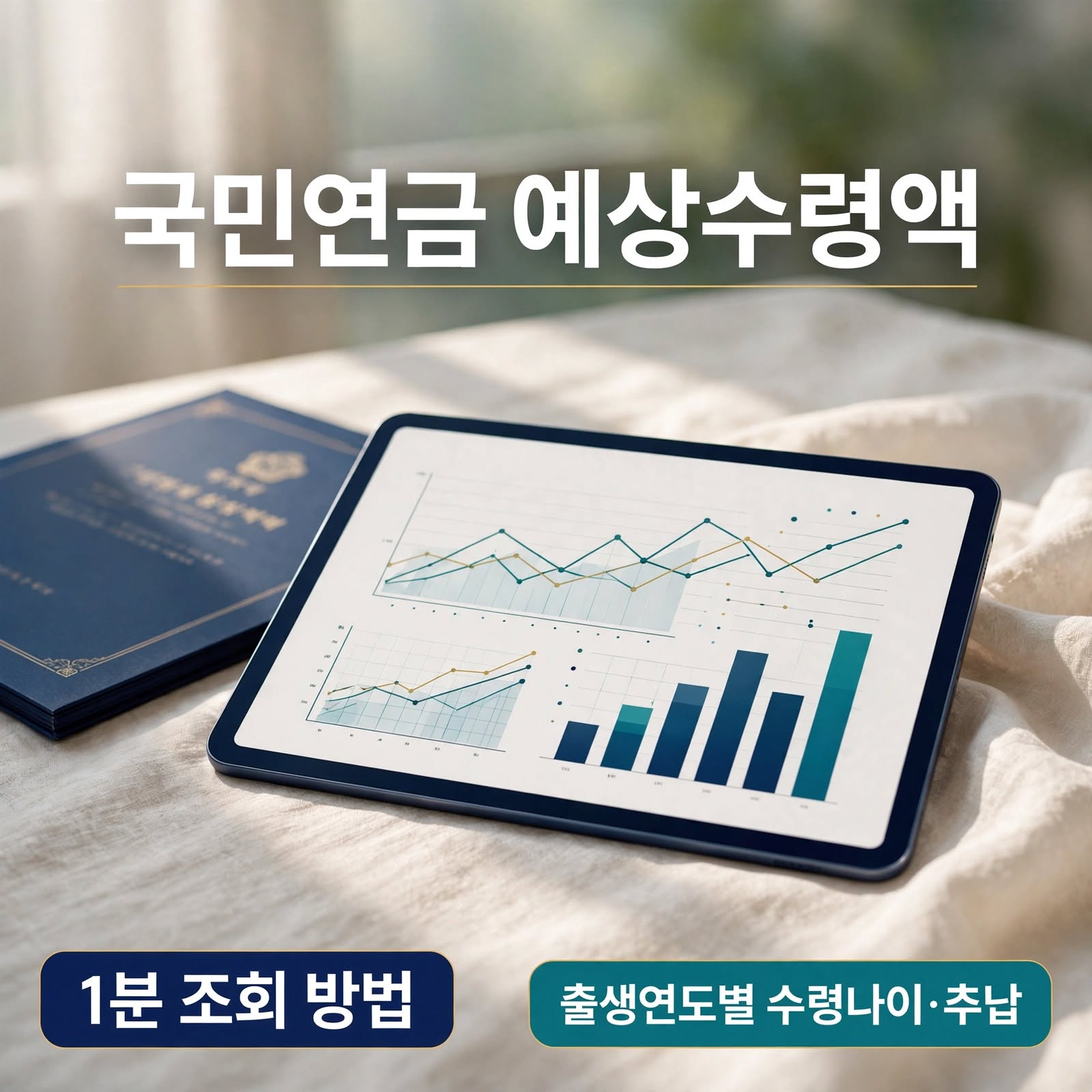 국민연금 예상수령액 조회 방법 및 출생연도별 수령나이 안내