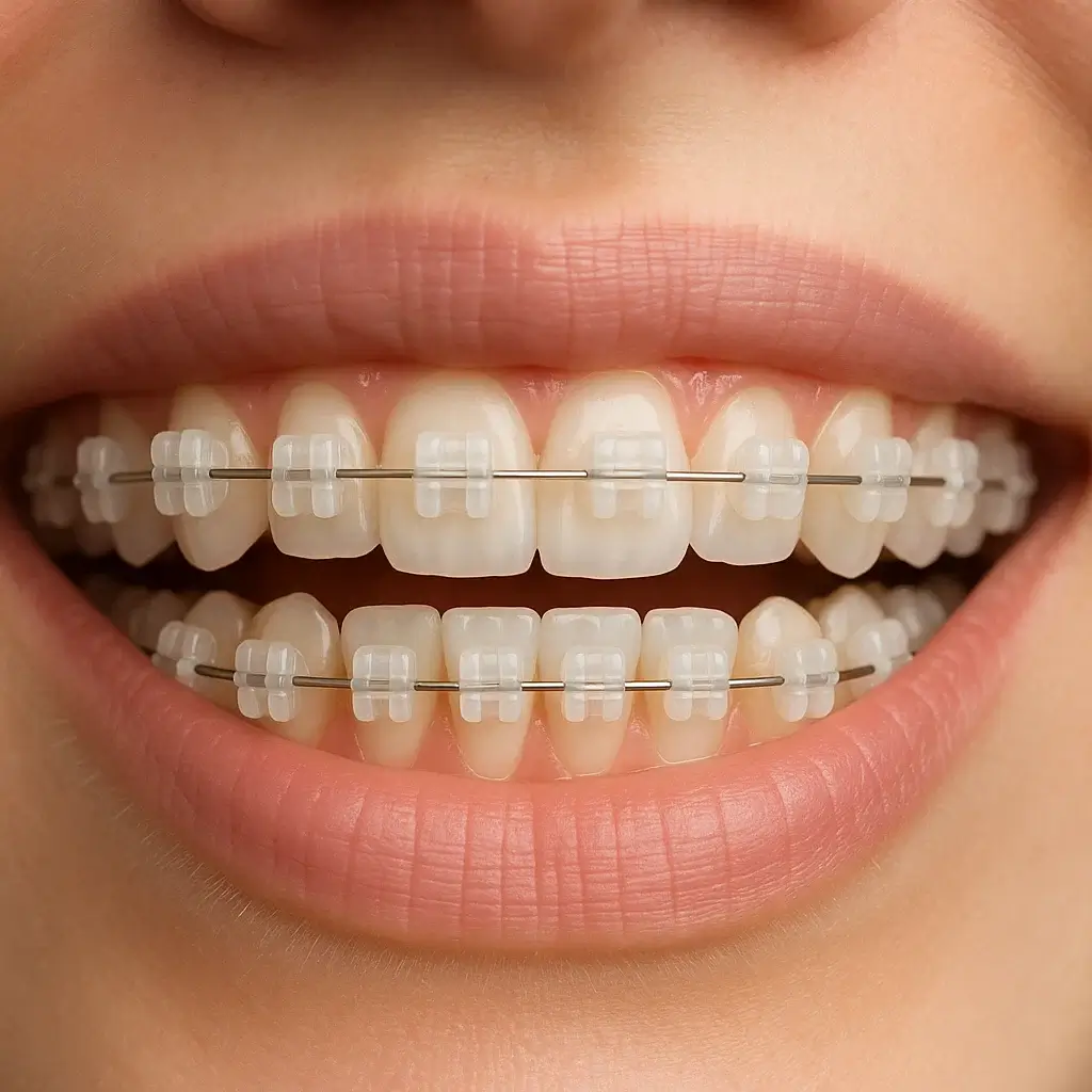 교정 전후 비교 사진 예시