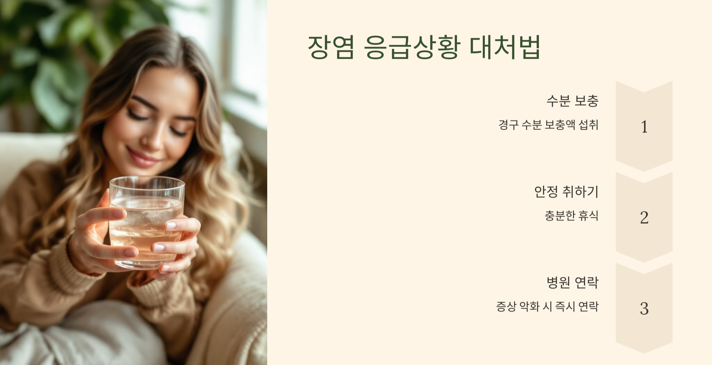 장염 응급상황 사진