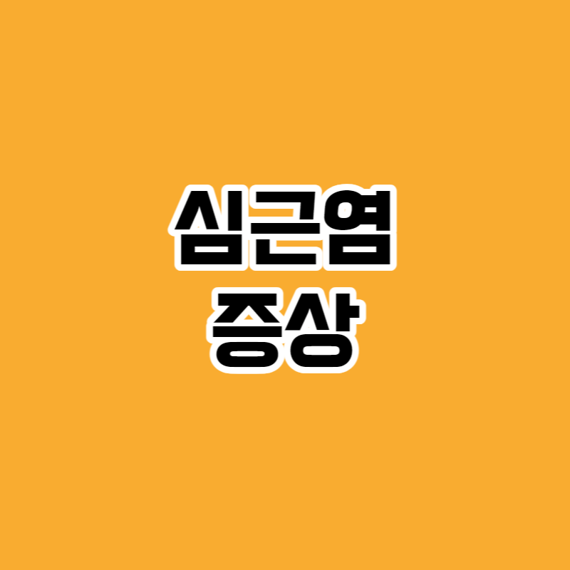 심근염 증상