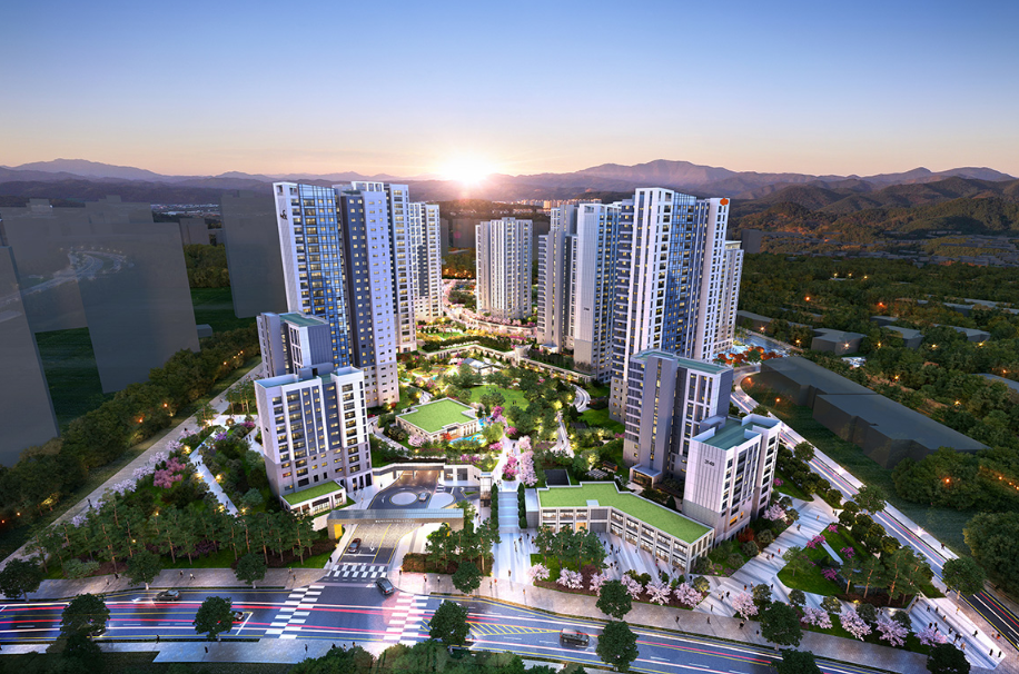 동탄 레이크파크자연앤이편한세상 조감도