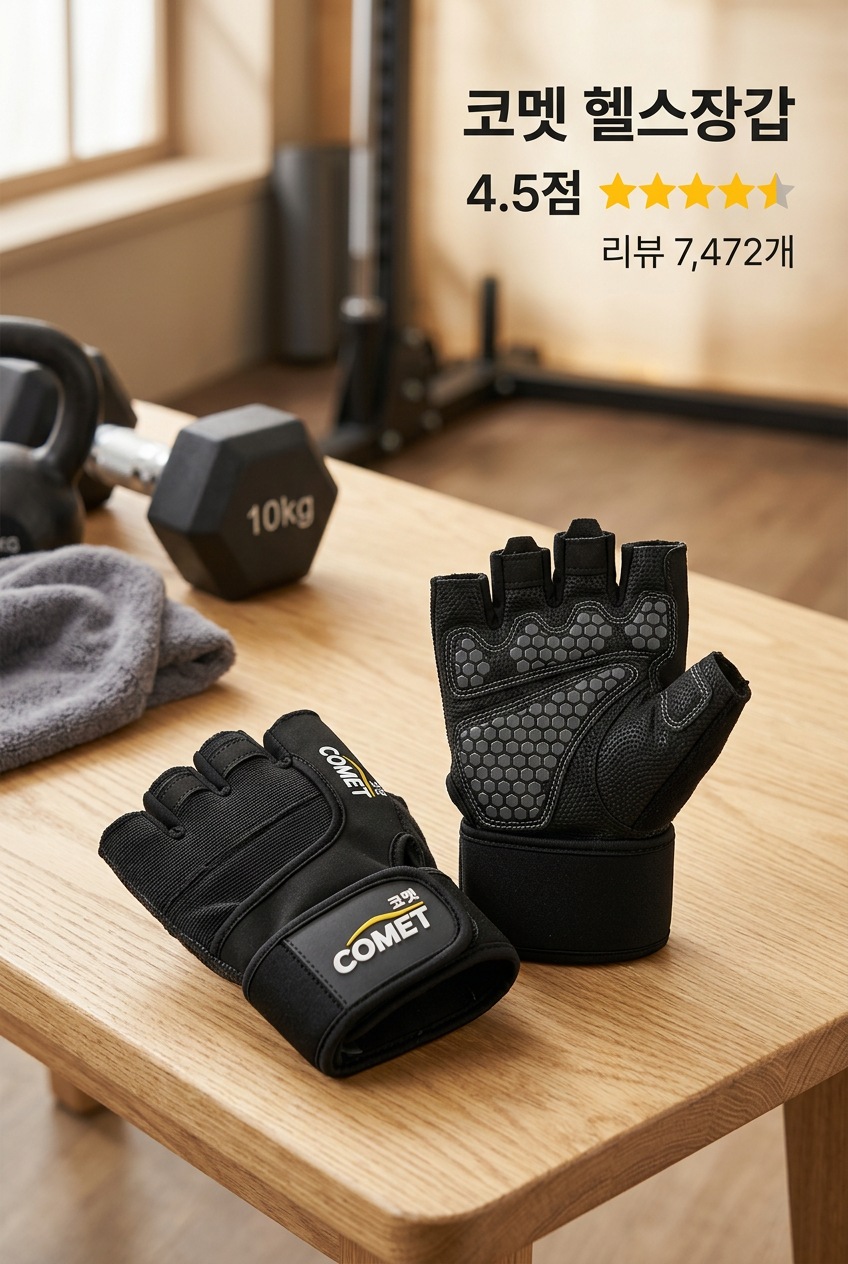 헬스장갑 추천 3종 비교 코멧 아디다스 지피스포츠