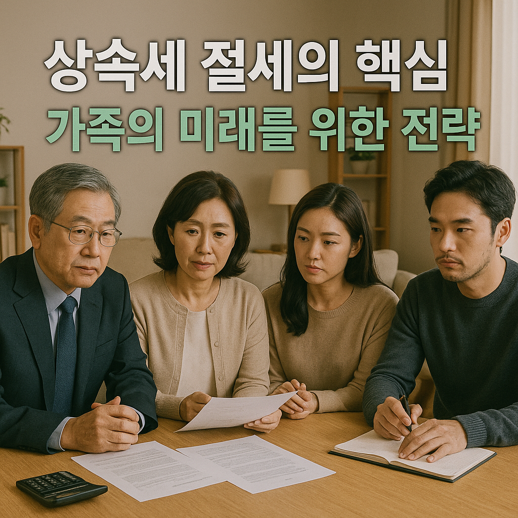 상속세 절세 가족 전략 회의