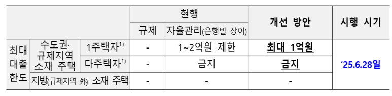 다주택자 추가 대출 차단