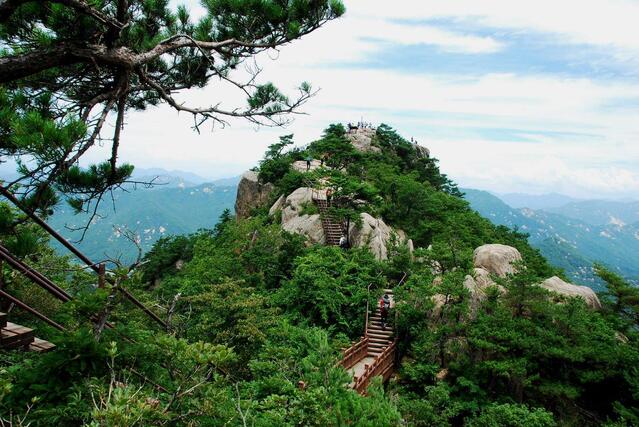  대야산 등산지도 및 주차장