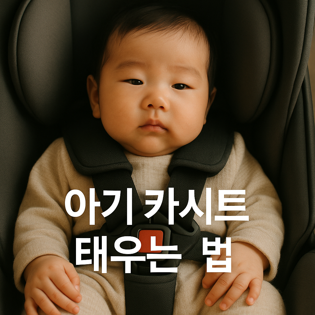 아기 카시트, 이렇게 태워야 안전합니다🚗 부모 필수 가이드