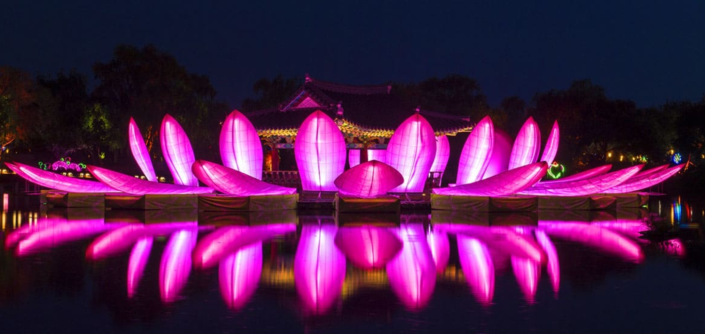 부여 서동 연꽃축제 전경