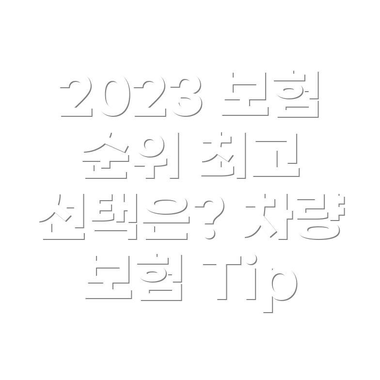 다이렉트 자동차 보험