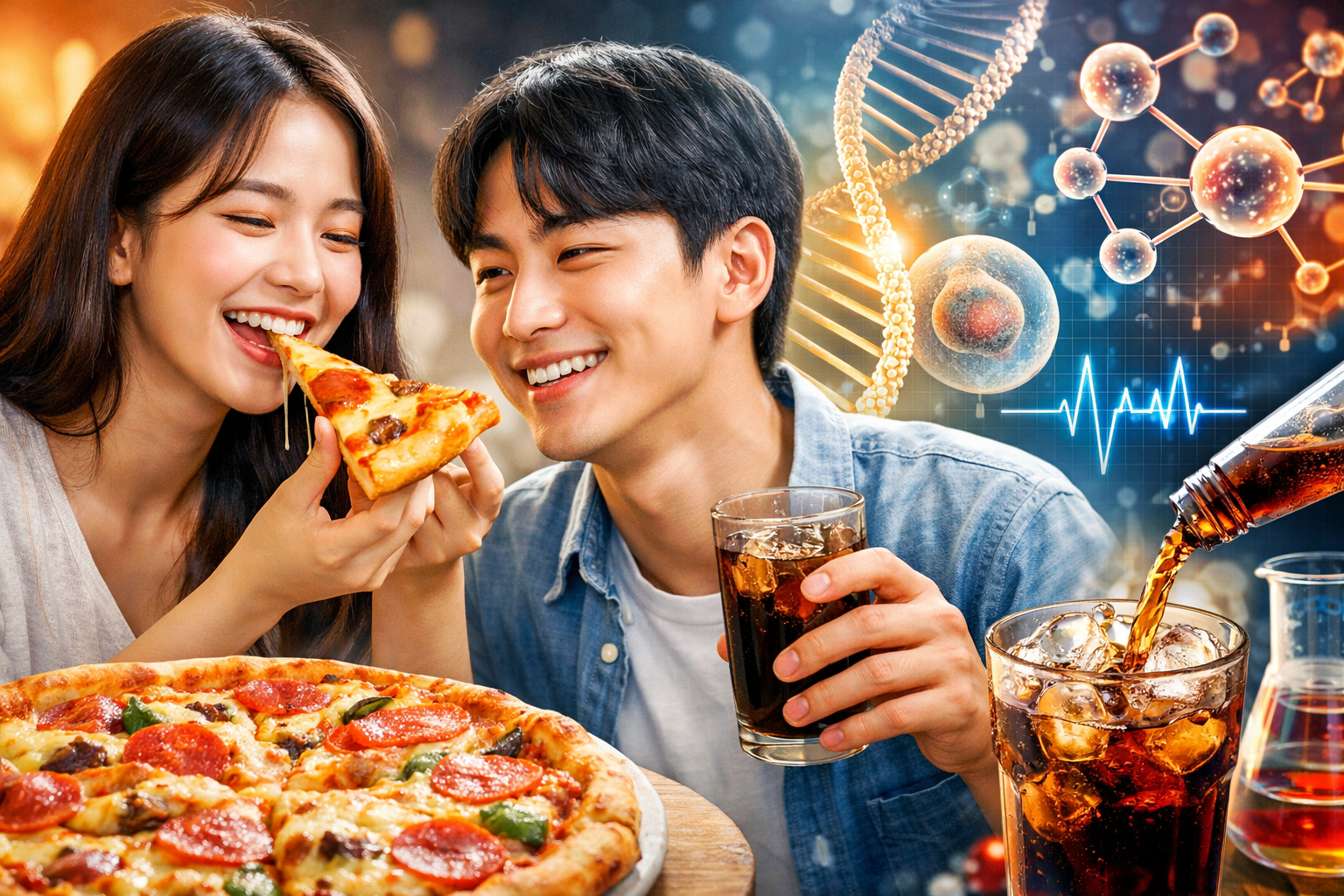 피자와 콜라