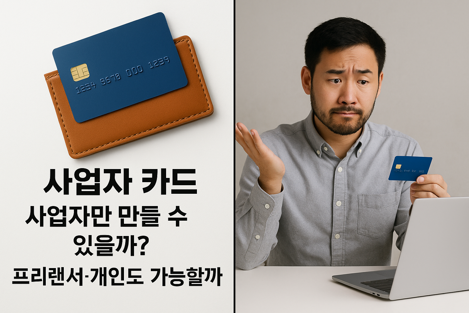 사업자 카드, 사업자만 만들 수 있을까?