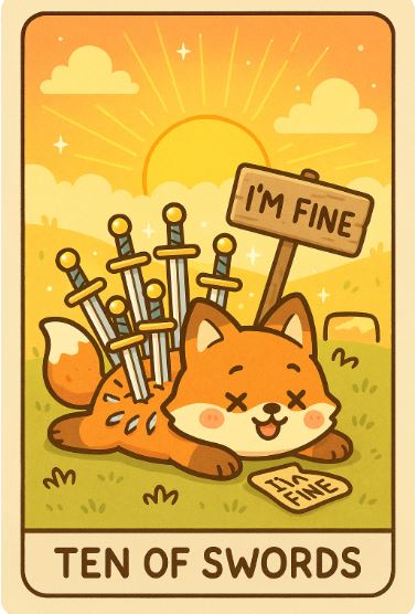Ten of Swords (소드 10)