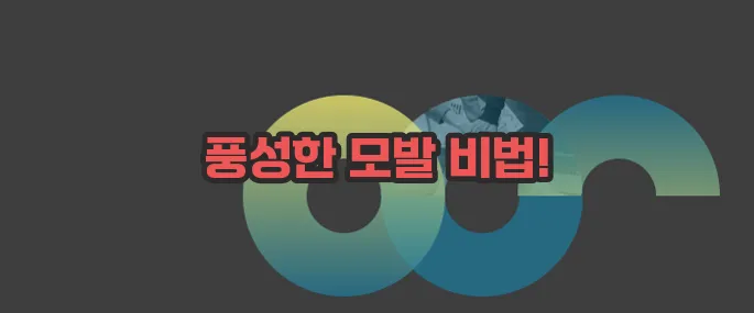 머리숱 많아지는 법 자세히 알아볼게요