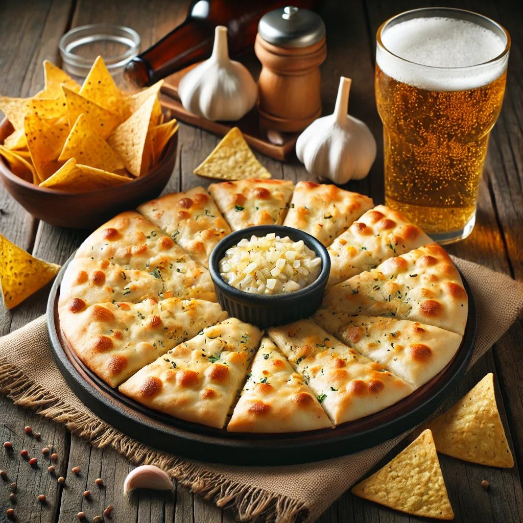 5분완성 맥주안주 또띠아 갈릭 플랫 브래드 :)