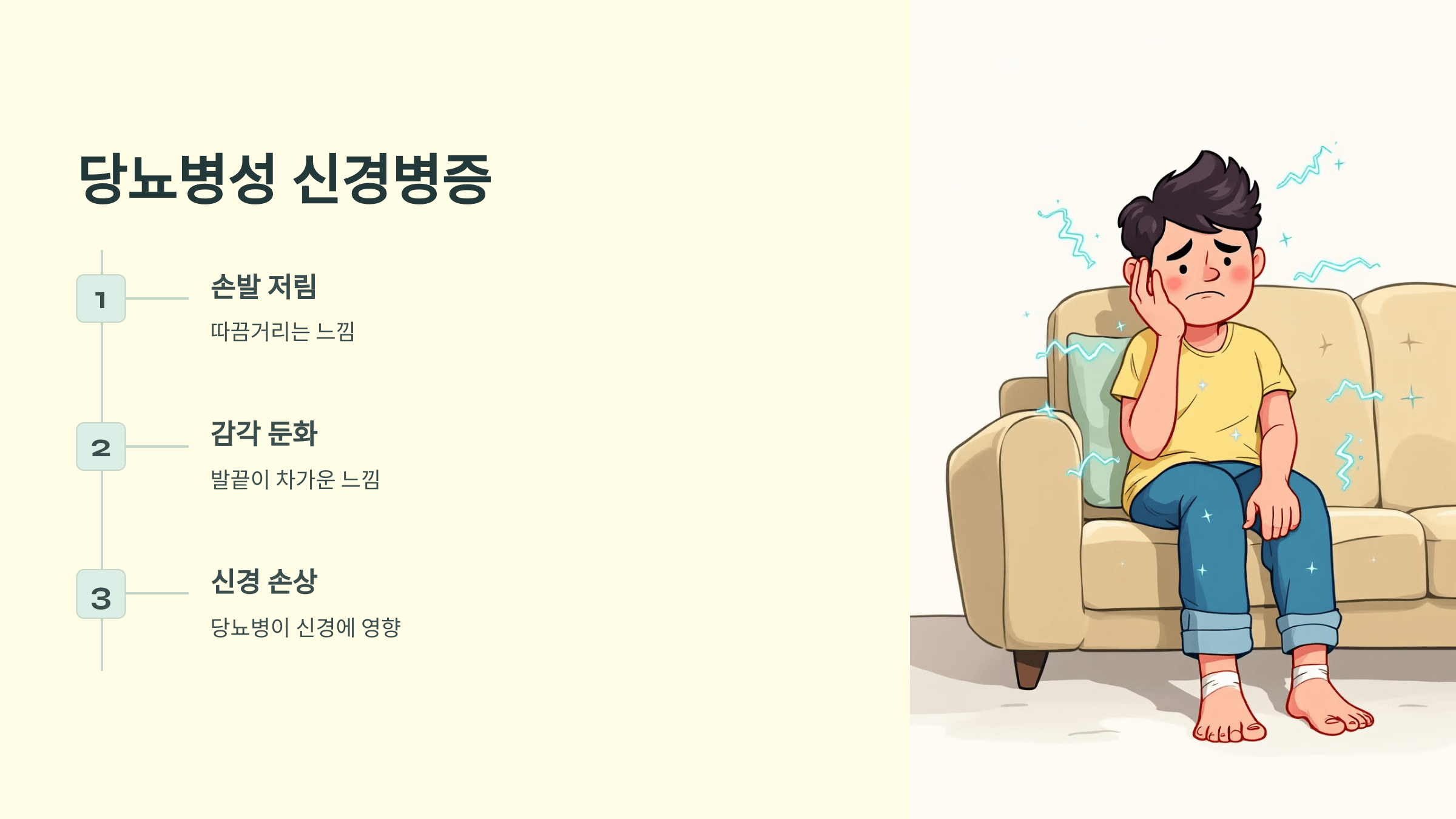 당뇨병성 신경병증 이미지