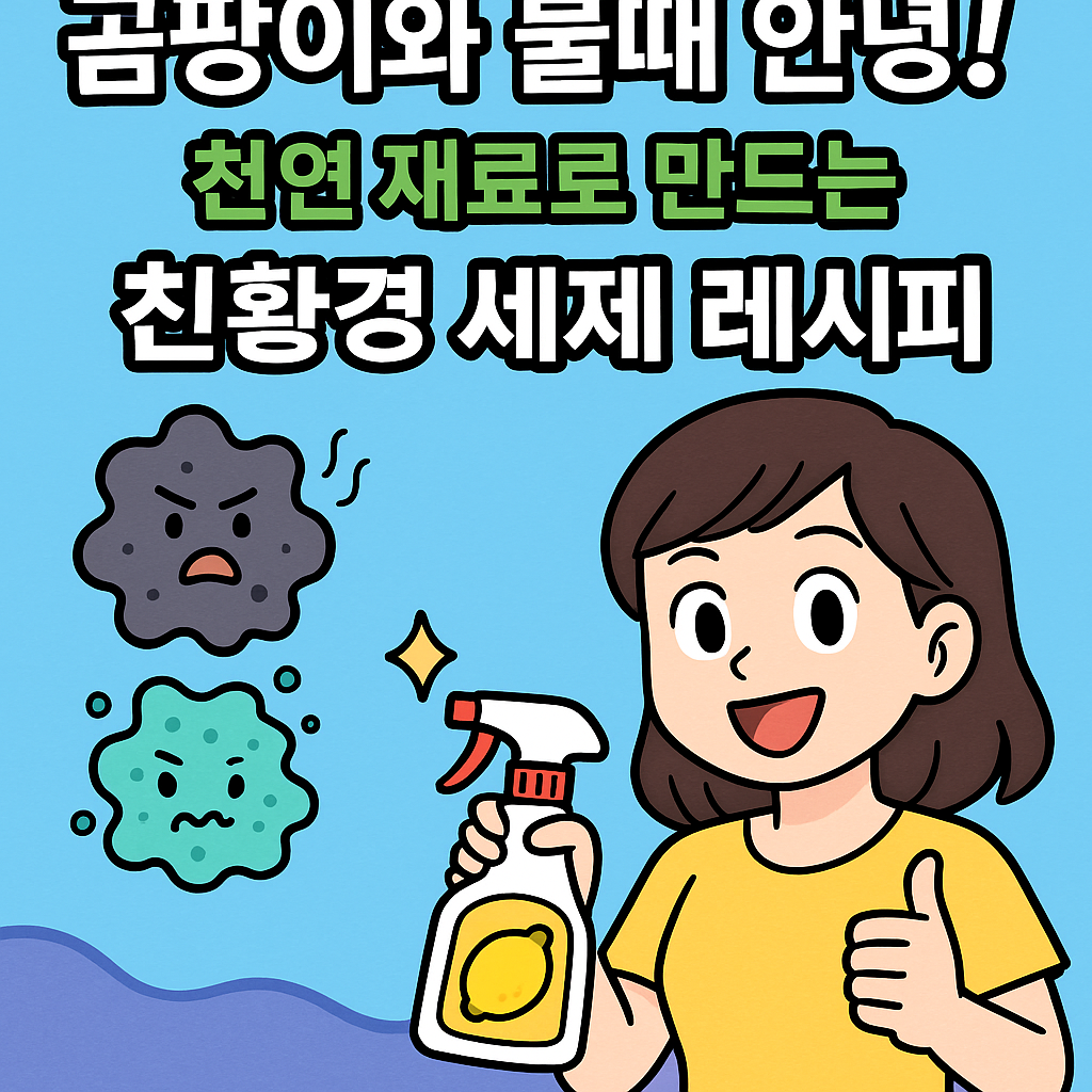천연 재료로 만드는 친환경 세제 레시피