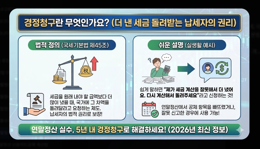 연말정산기간 지나면 환급받는 법 완벽 가이드 2026