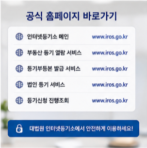 대법원 등기부등본 인터넷발급 이용 시 꼭 알아둘 기능