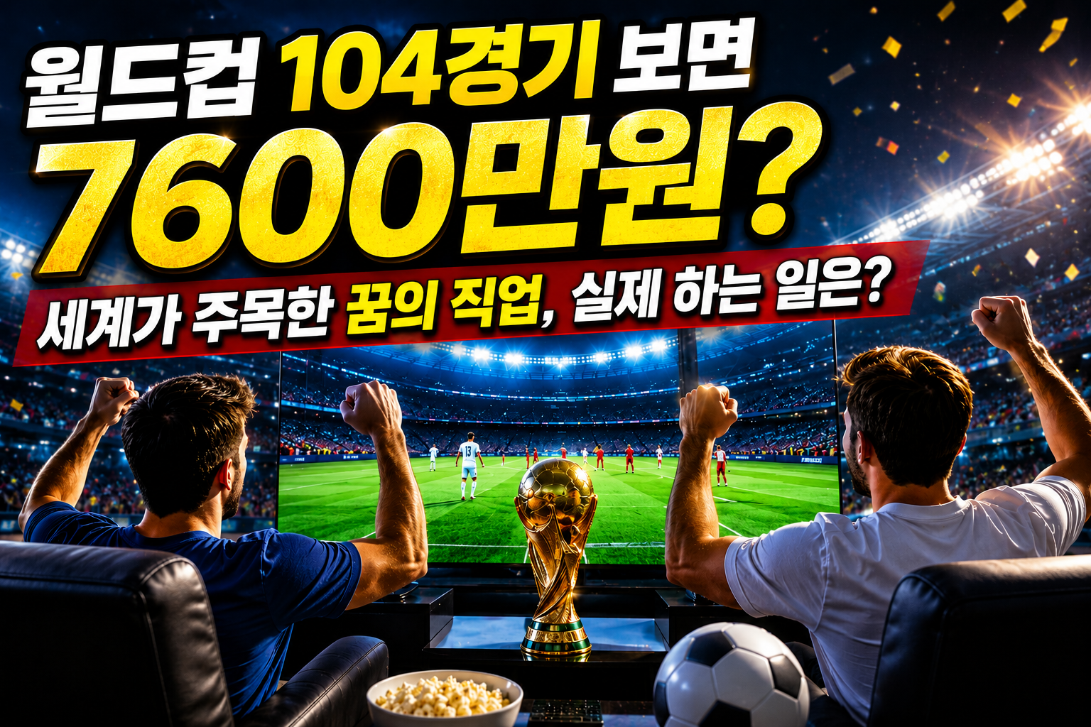 월드컵 104경기 보면 7600만원? 세계가 주목한 꿈의 직업, 실제 하는 일은? 관련 사진