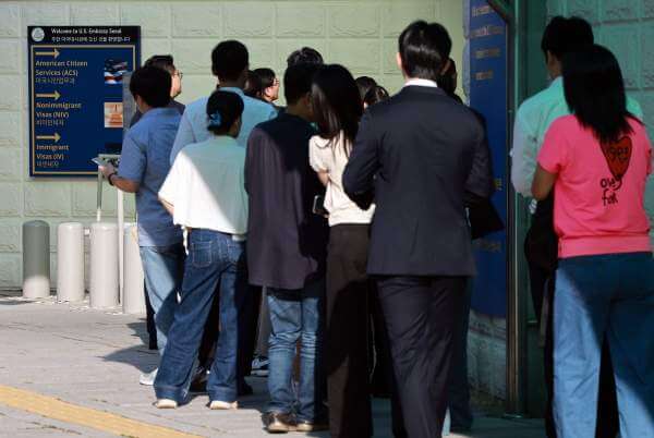 한국인의 미국내 활동을 위한 비자마련책