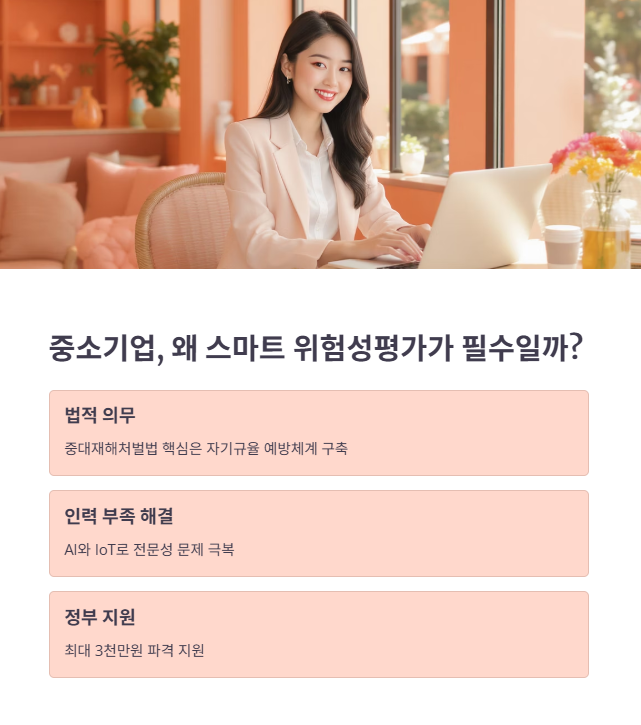 스마트 위험성평가, 중대재해법 대응의 핵심인 이유