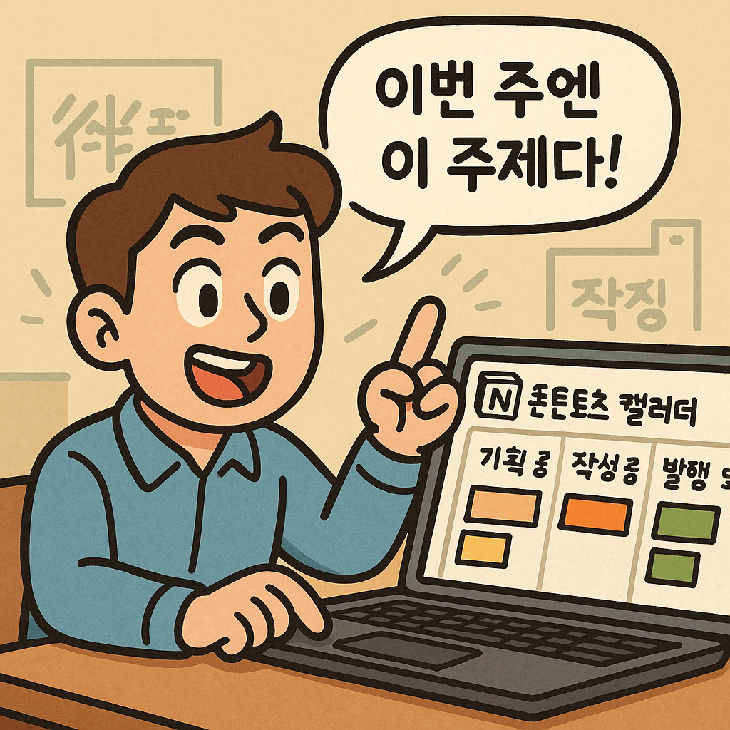 30대 블로거를 위한 콘텐츠 관리 앱