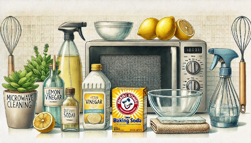 전자레인지 청소방법 10분 완성! 식초+주방세제나 일상 재료로 쉽게 냄새 제거하는 방법