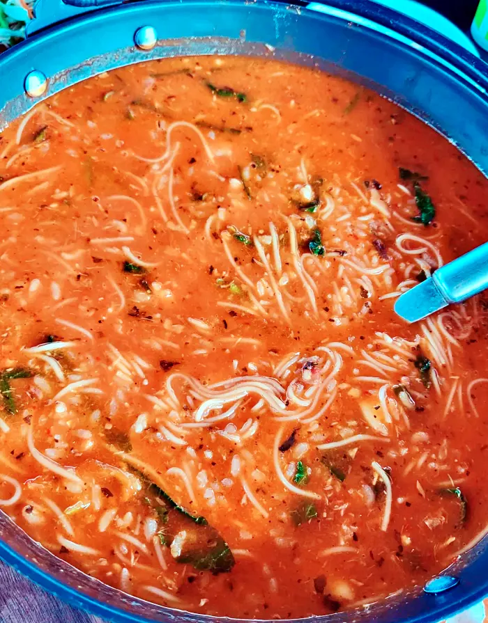 충남 금산 맛집 인삼 어죽, 도리뱅뱅