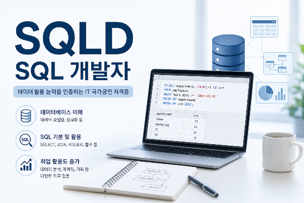 SQLD(SQL 개발자) 자격증 완벽 가이드 2026