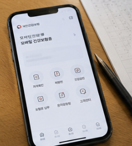 모바일 건강증 발급