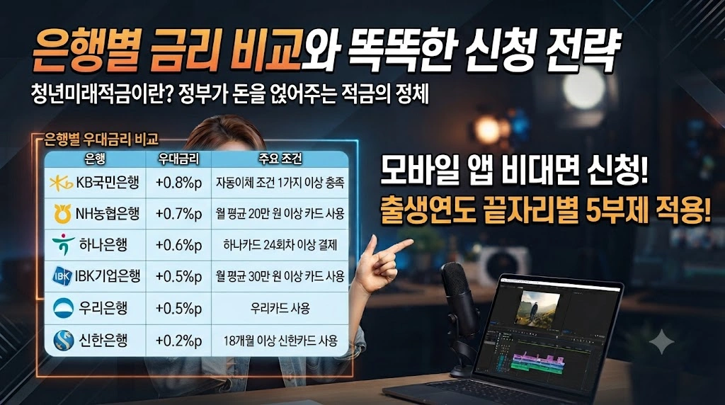 은행별 금리 비교와 똑똑한 신청 전략