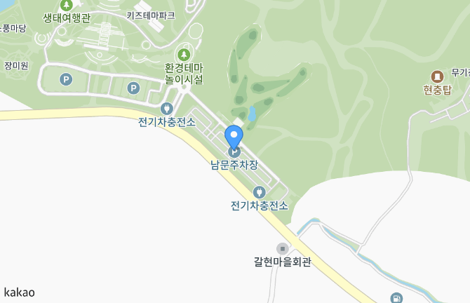 울산대공원 장미축제 주차장 지도