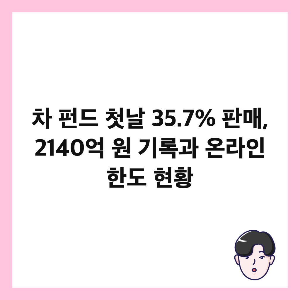 ์ฐจ ํ๋ ์ฒซ๋ 35.7% ํ๋งค, 2140์ต ์ ๊ธฐ๋ก๊ณผ ์จ๋ผ์ธ ํ๋ ํํฉ ์ธ๋ค์ผ