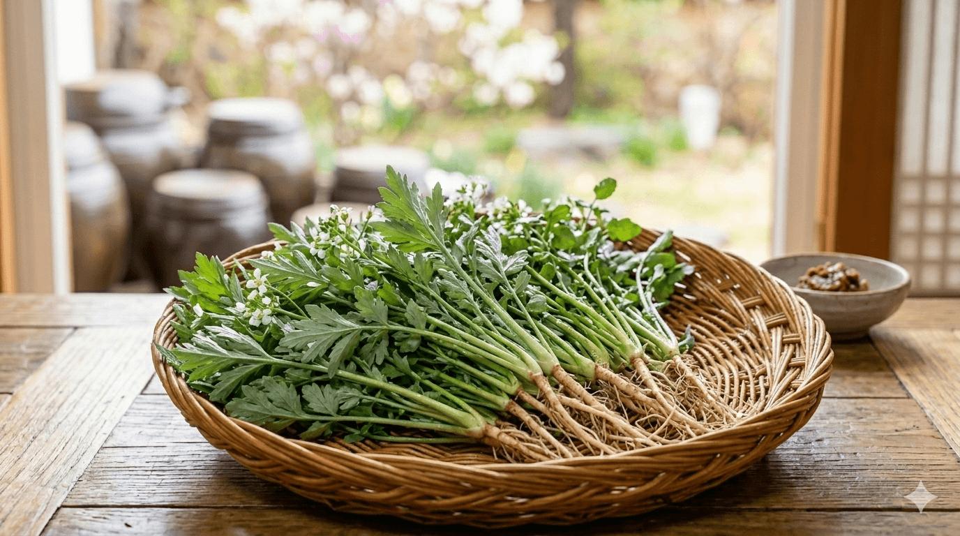 다듬어진 냉이 사진