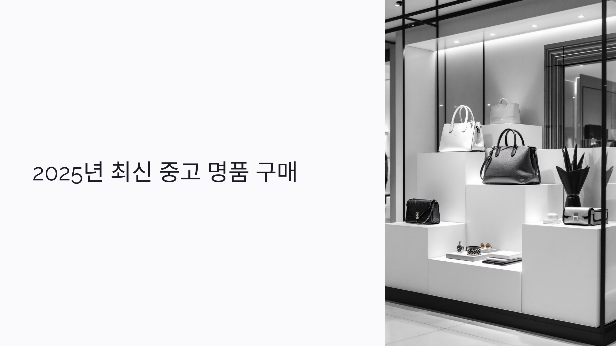 2025년 최신 중고 명품 구매 가이드: 정품 구별부터 플랫폼 추천까지