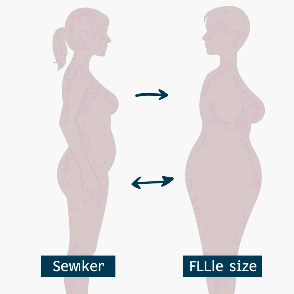 체중 변화가 근육과 유방에 미치는 영향