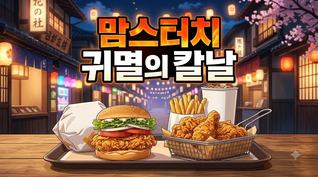 맘스터치 귀멸의 칼날 콜라보 세트 가격 및 굿즈 종류 완벽 정리