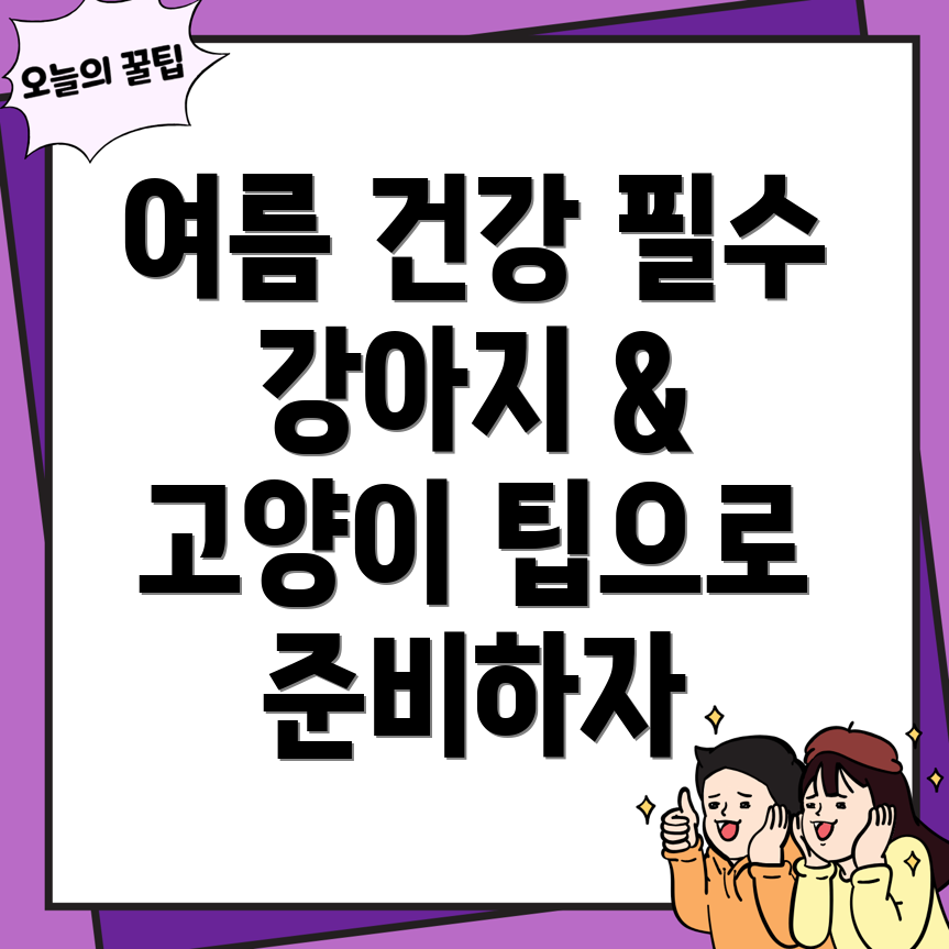 여름철 건강