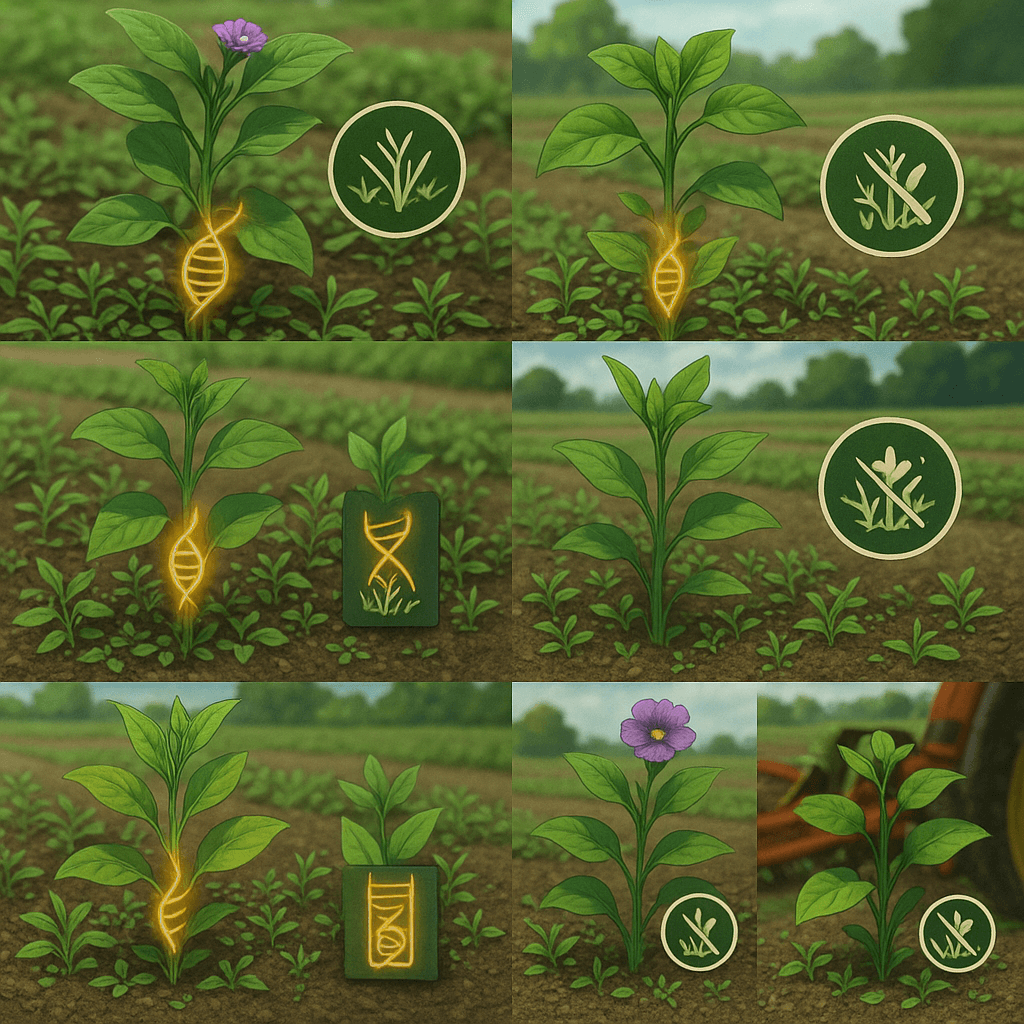 잡초 억제 유전자 식물 기술